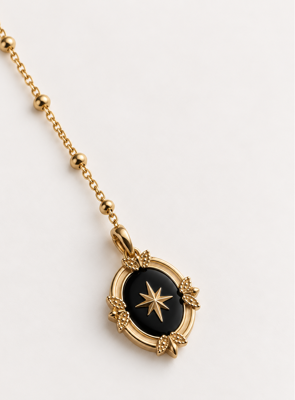 Star of Bethlehem - PVD Gold Plated Necklace