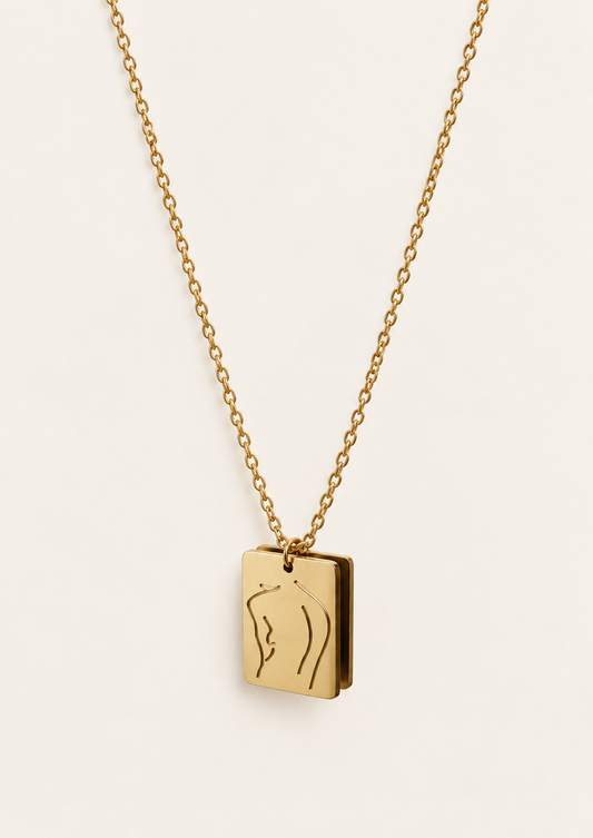 Muse Necklace - PVD Gold Plated