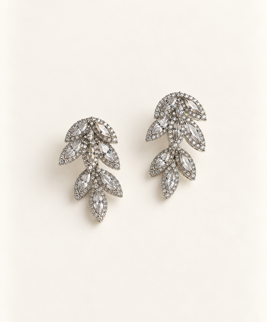 Post Classical - Silver Plated Earrings