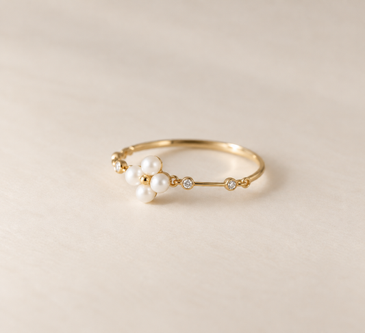Diana Ring - 14k Solid Gold Ring