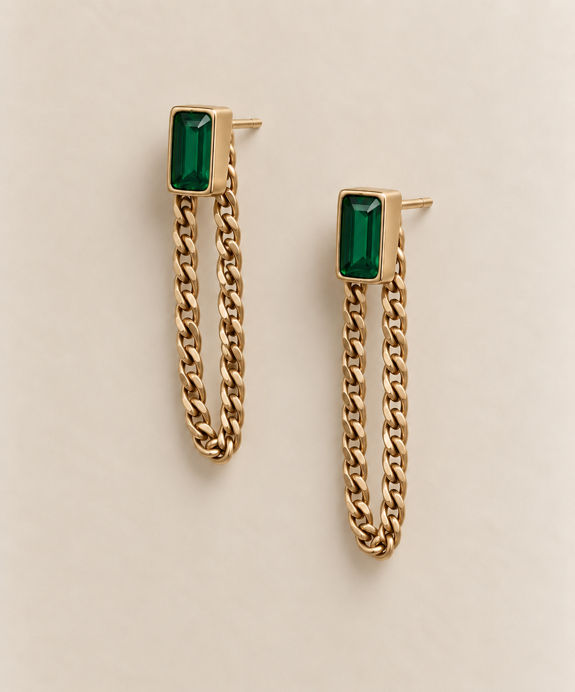 Isabella Earrings - Gold Plated Stainless Steel